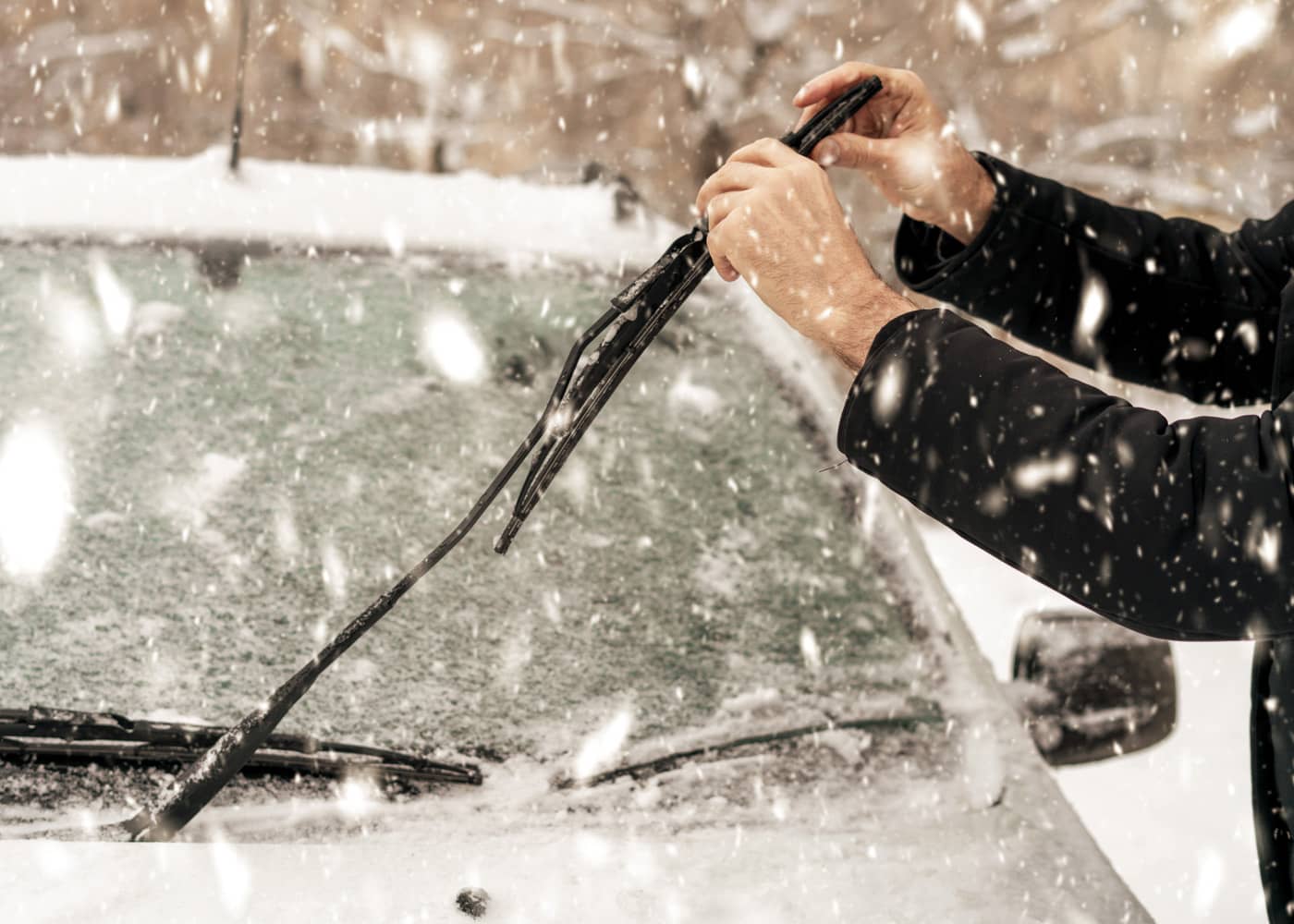 seasonal maintenance car windscreen wipers