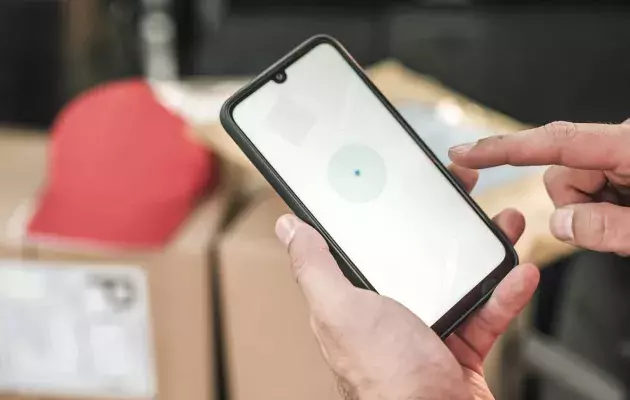 smartphone self-employed organising its route