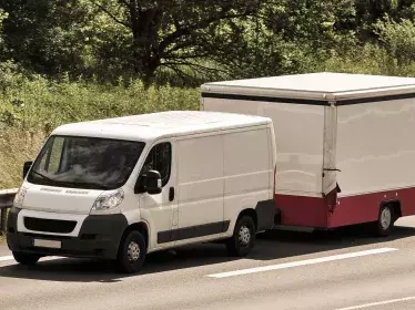 licht bedrijfsvoertuig aanhangwagen autosnelweg